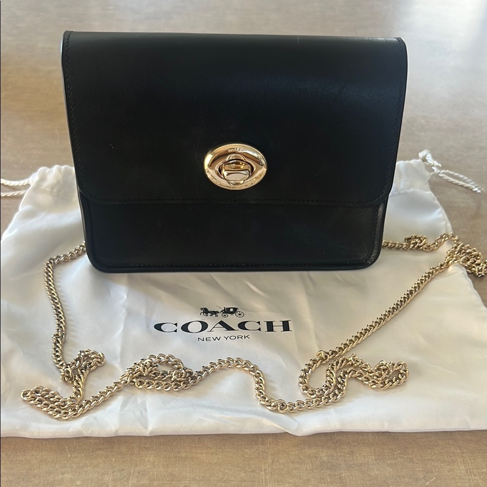 COACH Designer Signature Bowery Monogram Crossbody Purse Handbag